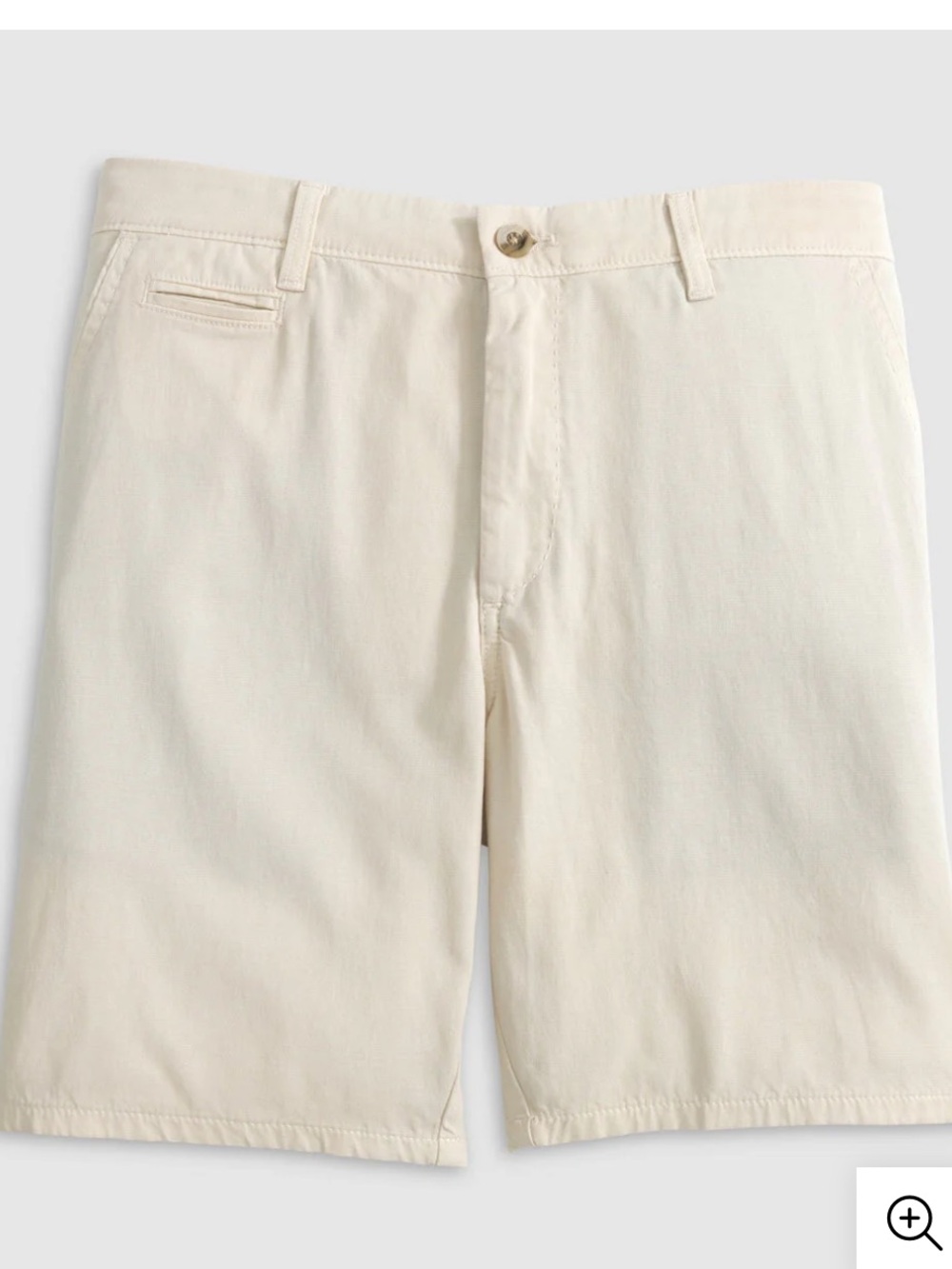 NWT Johnnie O Nassau Cotton Blend Shorts - Stone/ 32 - Picture 2 of 8